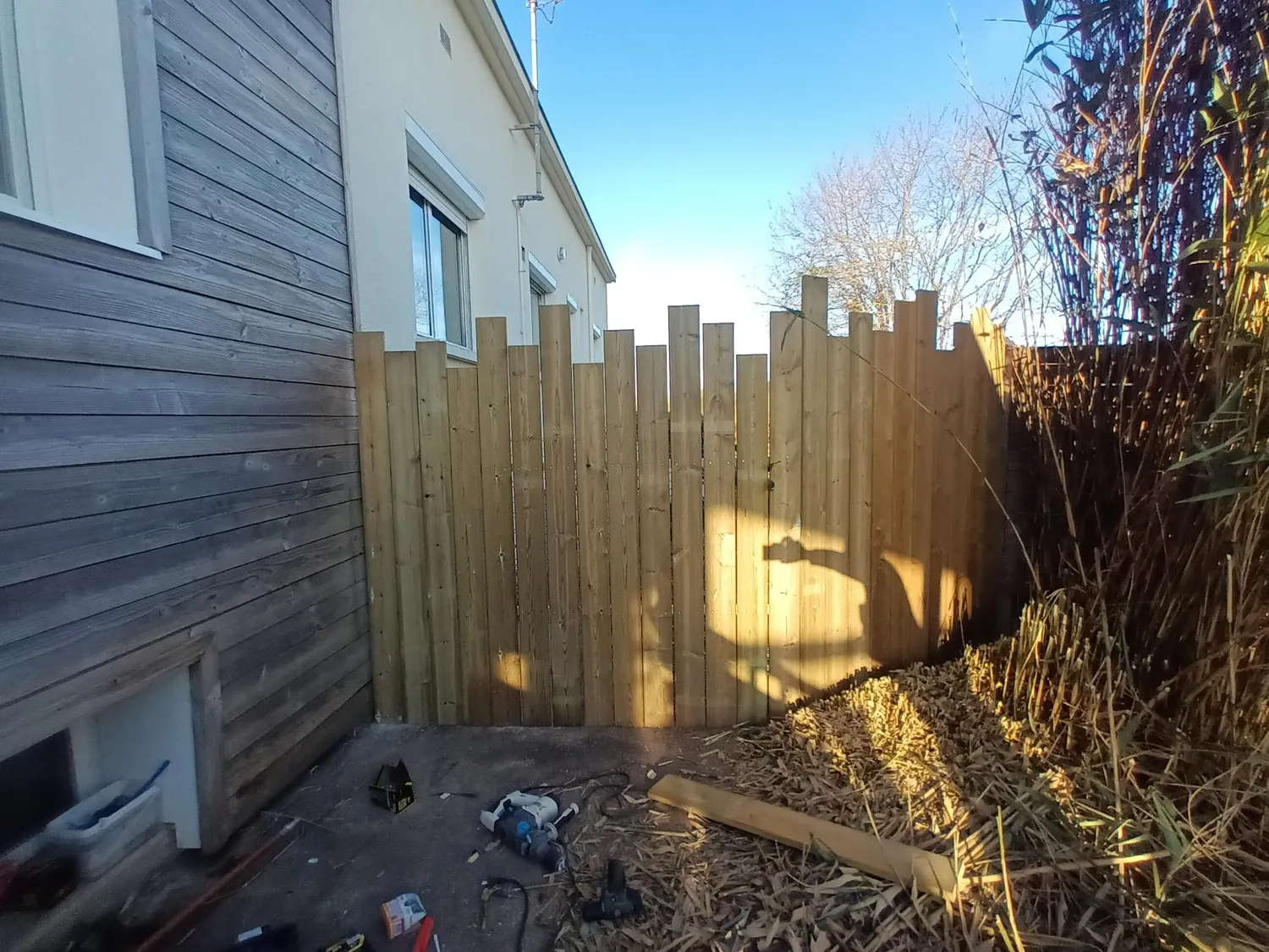 pose de portail betton